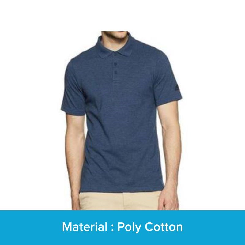 Polo T Shirt Navy Blue. T-Shirt With Logo in Bangalore - Image 2