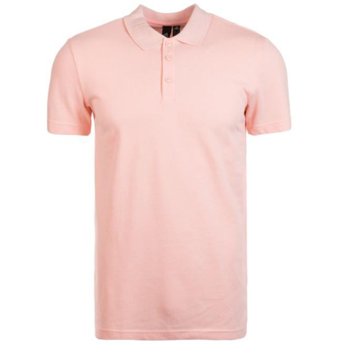 Adidas Polo Poly Cotton T Shirt HI5592 Haze Coral As Custom Corporate T-Shirt