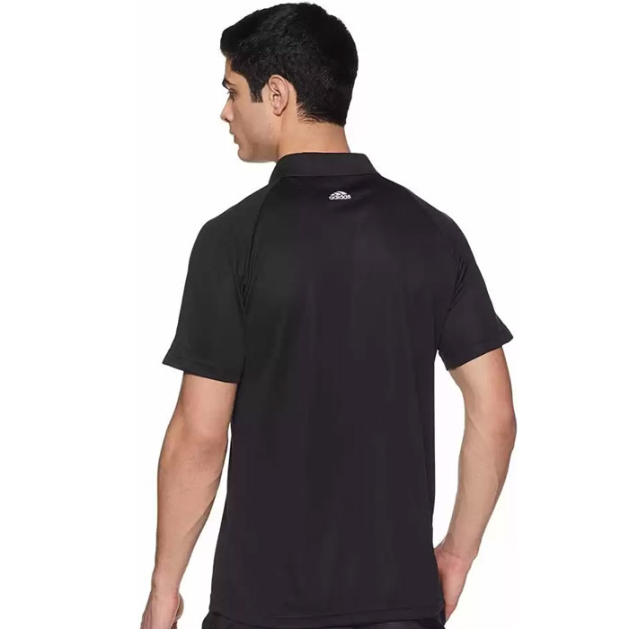Adidas Polo T Shirt Black As Custom Corporate T-Shirt - Image 2