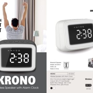 Bluetooth Speaker With Alarm Clock