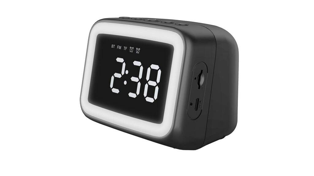 Bluetooth Speaker With Alarm Clock