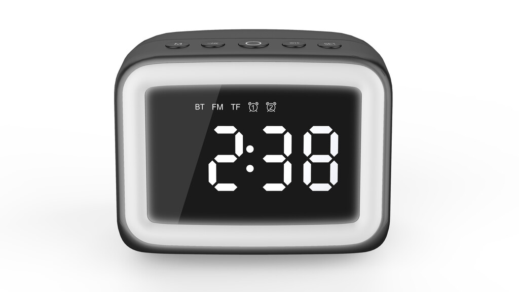 Bluetooth Speaker With Alarm Clock