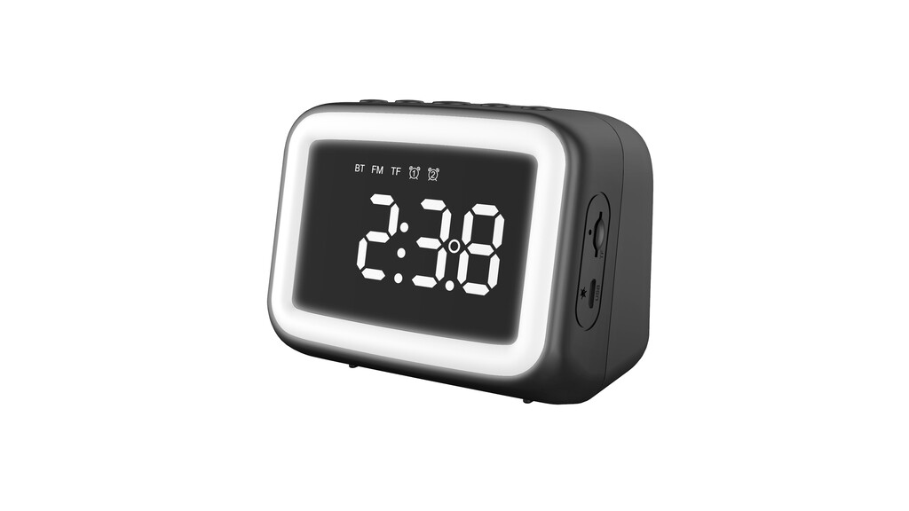 Bluetooth Speaker With Alarm Clock