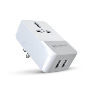 Portronics Adapto III Dual USB Adapter - gifting companies in Bangalore