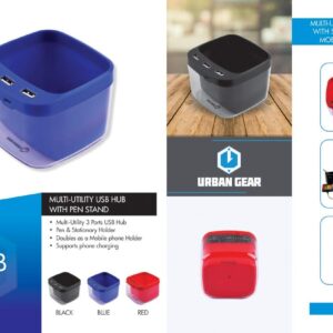 Urban Gear USB Hub with Pen Stand - corporate office gifts In Bangalore