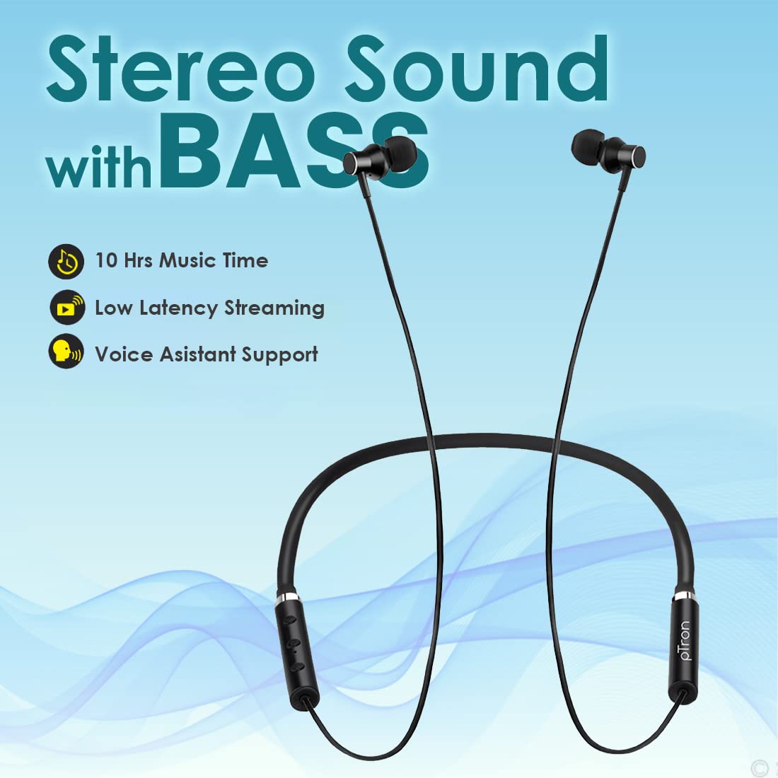 pTron Tangentbeat in Ear Bluetooth-Promo Items In Bangalore