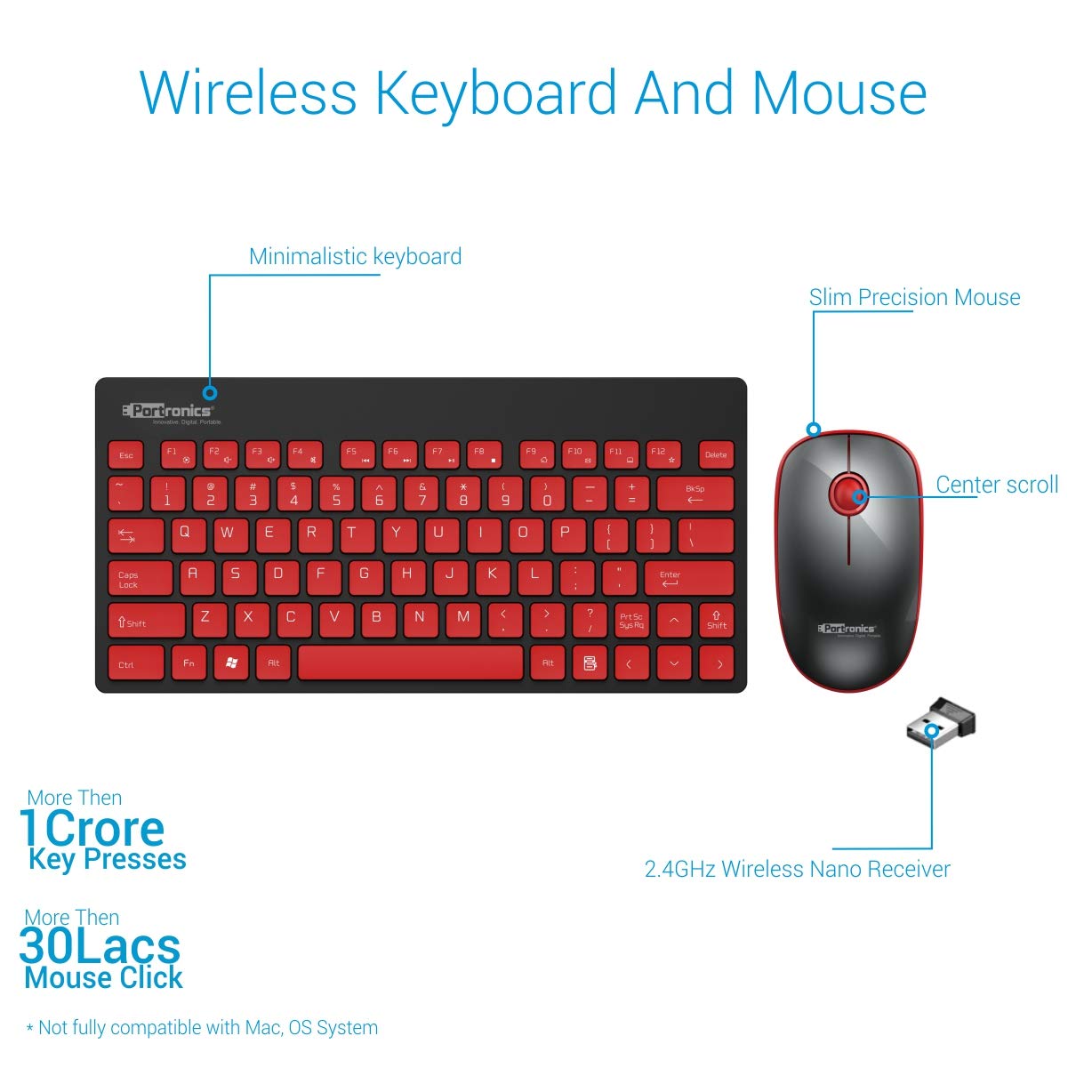 Portronics Key2-A Combo - promotional gifts for customers In Bangalore - Image 2
