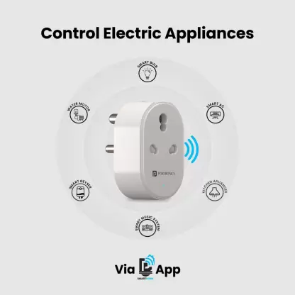 Portronics Splug 16 Smart Plug White - gifting companies in Bangalore
