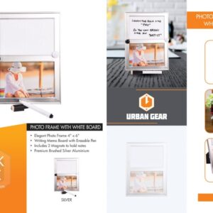 Aluminium Photo frames with white board V