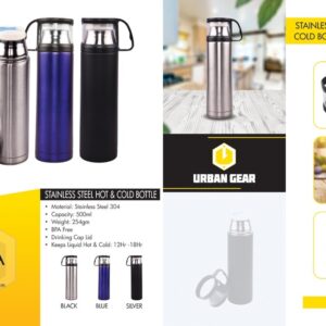 Stainless Steel Hot n Cold Bottle  500ml BPA FREE