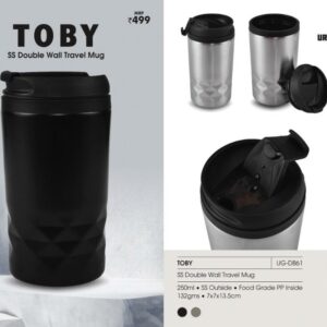 Stainless Steel Travel Mug  TOBY