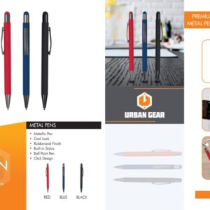 Premium Rubberized Metal Pens With Stylus  STYPEN