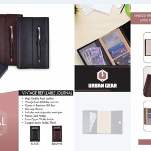 Refillable Travel Journal  REGAL