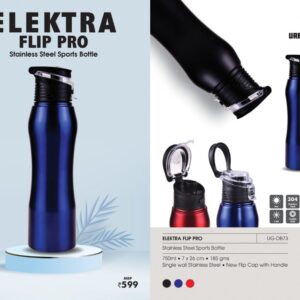 Stainless Steel Sports Bottle ELEKTRA FLIP PRO