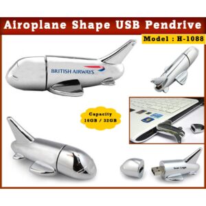Airoplane Shape USB Pendrive - Corporate Gift Companies in Bangalore