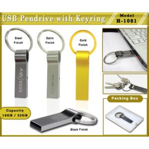 USB Pendrive With Keyring - Trade Shows Gift in Bangalore