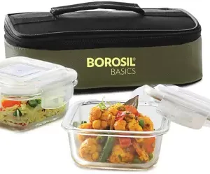 BOROSIL Set of 2 320 ml - Festival Corporate Lunch Box 