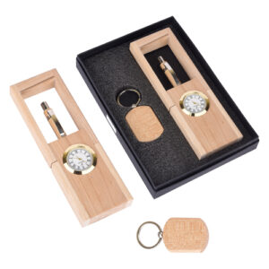 Beautiful 2 in 1 Wooden Gift Set - Buy Eco Friendly Corporate Gifts