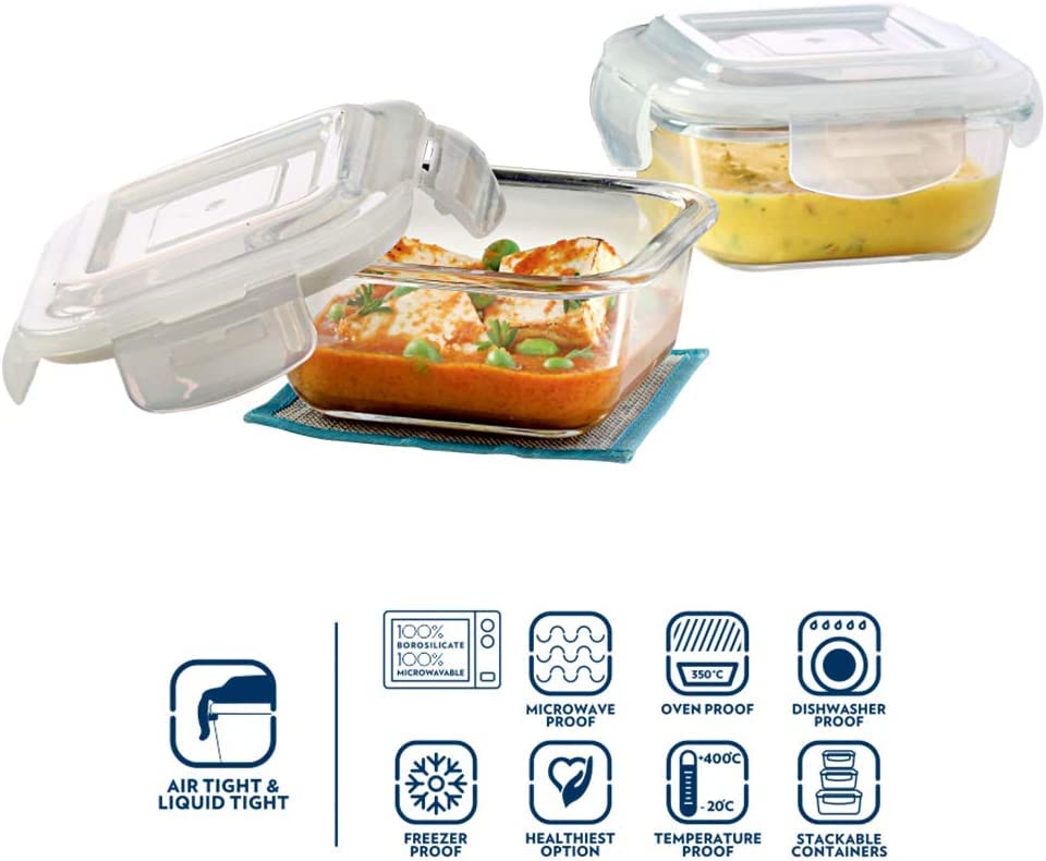 Borosil Klip Store Vertical Lunch Box - Image 2