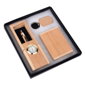 Conquest Wooden 3 in 1 Gift Set - Echo friendly Bamboo Gifts in Bangalore