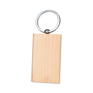 Rectangular Wooden Keychain - Eco Friendly Gift Ideas in Bangalore 