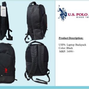 U.S.Polo ASSN Ltrs Grey Casual Backpack - Business Laptop Bag In Bangalore 