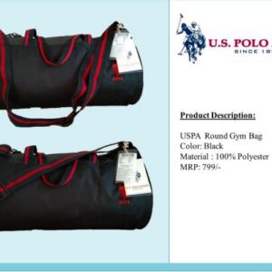 US Polo Association polyester Travel GYM BAG - Employee GYM BAG in Bangalore 