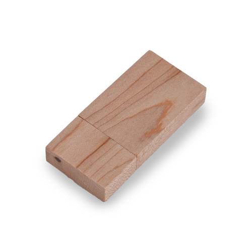Wooden Rectangle USB Pendrive Shell - Eco Friendly Gift Ideas