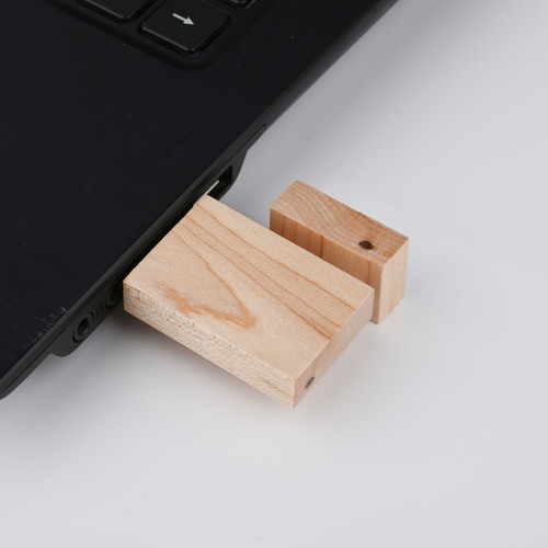 Wooden Rectangle USB Pendrive Shell - Image 3