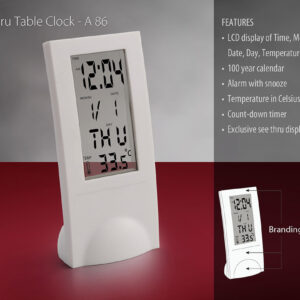 See thru table clock As Bulk Gifting for Companies