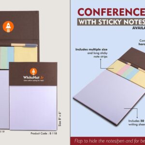 Conference Pad With Sticky Notes as Corporate Gift in Bangalore