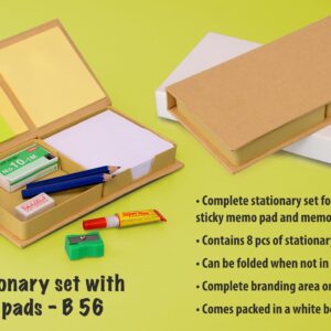 Eco Stationery Set With Memo Pads As Corporate Gift
