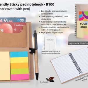 Eco friendly Sticky pad notebook as corporate gift in Bangalore