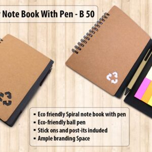 ECOFRIENDLY NOTEBOOK FOR CORPORATE EMPLOYEES GIFTING
