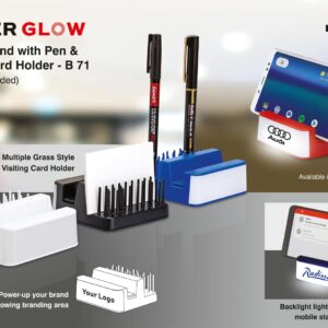 Power Glow Mobile stand with Pen