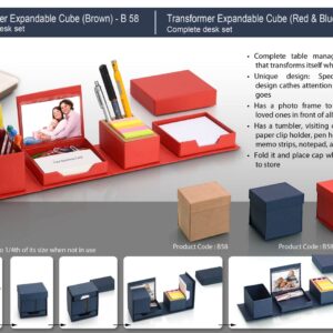 TRANSFORMER EXPANDABLE CUBE AS CORPORATE GIFTING