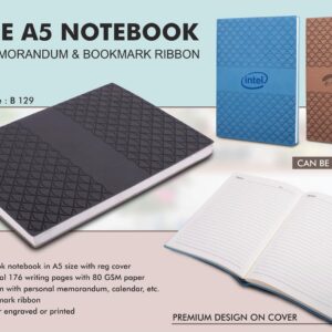 Dune A5 Notebook With Memorandum & Bookmark Ribbon