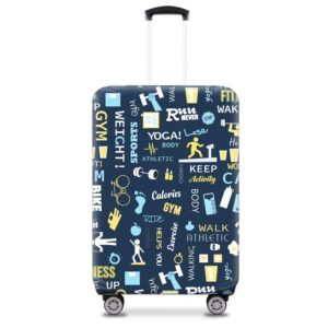 Luggage Cover Navy Blue