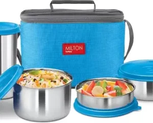 MILTON DELICIOUS COMBO BLUE 4 Containers Lunch Box