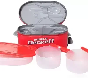 MILTON Double Decker 3 Containers Lunch Box