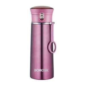 Borosil Travelease Purple Hot n Cold SS Bottle for corporate employees