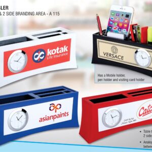 Tumbler With Clock & 2 Side Branding Area