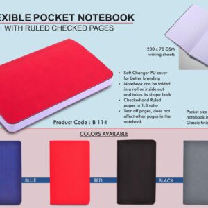 Flexible Pocket Notebook