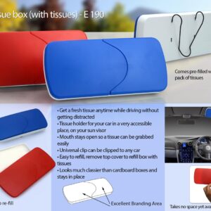 Car tissue box (with tissues)