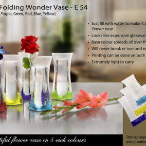 Folding Wonder Vase (Unbreakable, Leakproof,  Easy to carry)