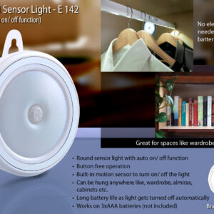 Round Sensor Light (Auto On/Off)