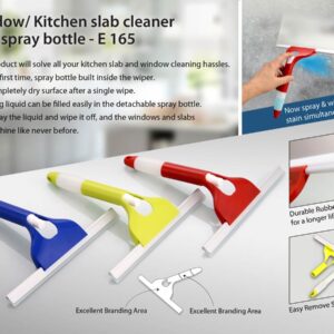 Window/ Kitchen slab cleaner with spray bottle