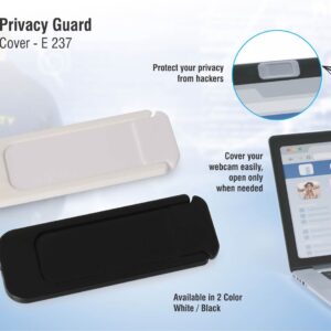 Sliding privacy guard webcam cover