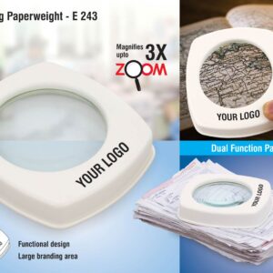 Magnifying paperweight (3x zoom)