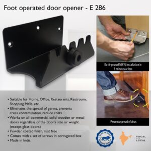 Foot operated door opener | Screws Included